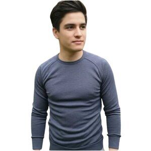 NWT Gerry Outdoors Men's L Crew Neck Base-Layer Blue